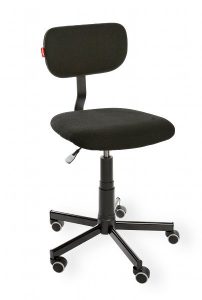 krzesło szwalnicze Black 01 WH RKW-10 firmy Fast Service - przód